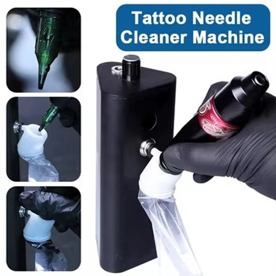 Automatic Tattoo Needle Cleaner Machine Rechargeable 