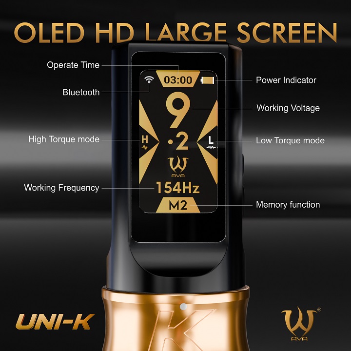UNi-K — Internally Adjustable Stroke Rotary Tattoo Machine  Gallery