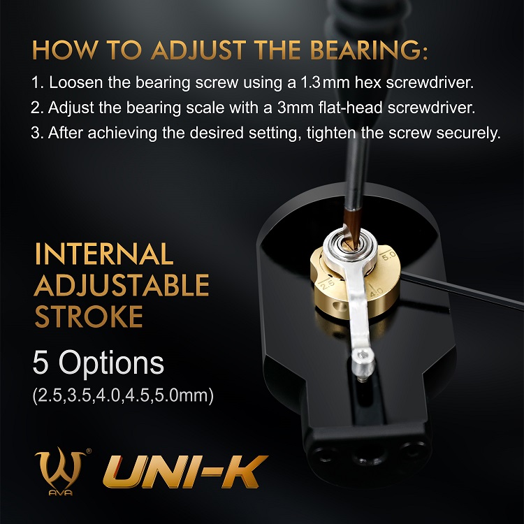 UNi-K — Internally Adjustable Stroke Rotary Tattoo Machine  Gallery