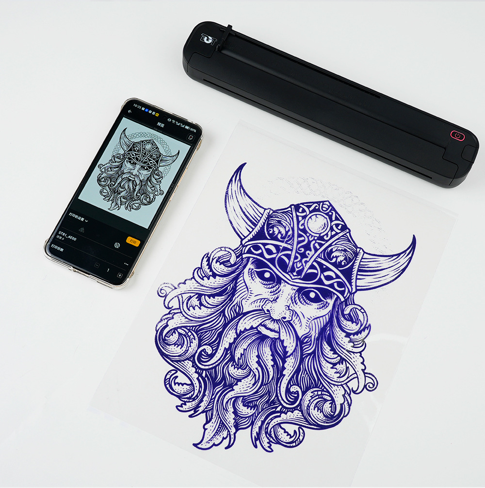 Wireless Tattoo Stencil Printer ST81 – Thermal Tattoo Transfer Machine