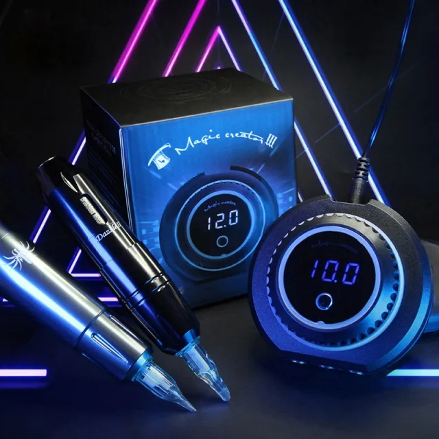 Mini LED Digital Dual Machine Tattoo Power Supply Gallery