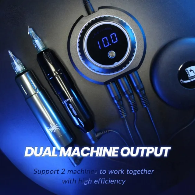 Mini LED Digital Dual Machine Tattoo Power Supply Gallery