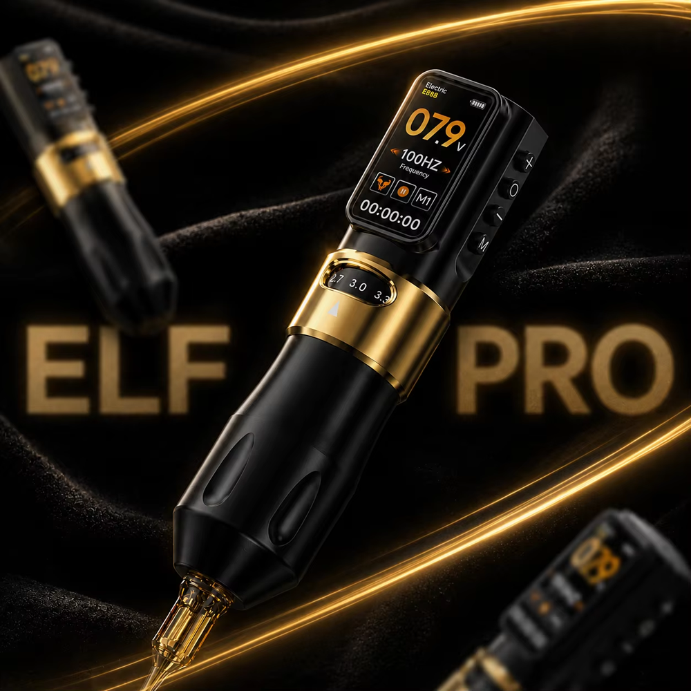 ELF Pro Wireless Tattoo Machine Pen Gallery